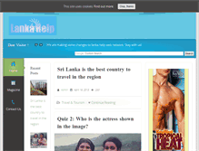 Tablet Screenshot of lankahelp.com